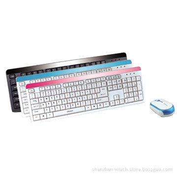 Fashionable Computer Set, 2.4G Wireless Keyboard and Mouse Combo